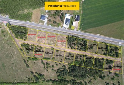 działka na sprzedaż 980m2 działka Czosnówka, Bialska