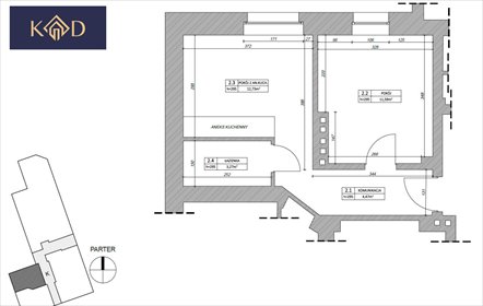 2-pokojowe mieszkanie 32 m² w Poznaniu (do remontu lub wykończone) mieszkanie Poznań, Główna, Główna
