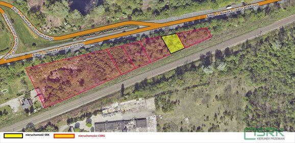 Do sprzedania działka przemysłowa 12 419 m² z dostępem do drogi działka Zabrze, Os. Kopernika, Al. J.Nowaka-Jeziorańskiego