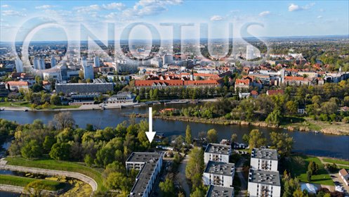 Ekskluzywny apartament z tarasem nad Odrą w centrum Wrocławia mieszkanie Wrocław, Na Grobli
