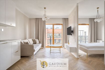 Do sprzedania nowoczesne 34,41 m² w Gdańsku z panoramicznym tarasem mieszkanie Gdańsk, Śródmieście, Sienna Grobla