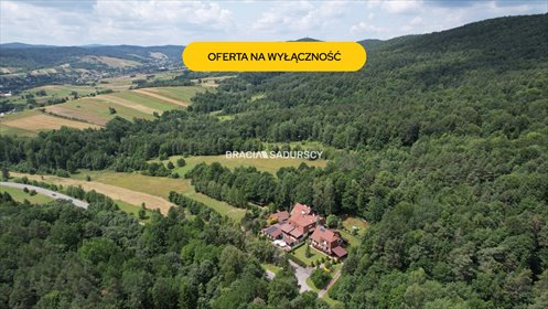 Na sprzedaż unikalny kompleks 820 m² w Iwkowej z 1,45 ha działką lokal użytkowy Iwkowa