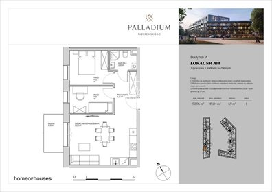 Przestronne 3-pokojowe mieszkanie w Bielawach, 49 m2 mieszkanie Bydgoszcz, Bielawy, Ignacego Paderewskiego