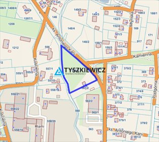 działka na sprzedaż 4982m2 działka Dębnica Kaszubska, ks. Antoniego Kani