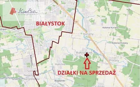działka na sprzedaż 1636m2 działka Białystok, Halickie