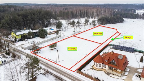 działka na sprzedaż 1487m2 działka Cmolas, Dąbrówka Zachodnia