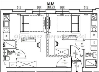 Przestronne 42,5 m² w odrestaurowanej kamienicy z wysokimi pomieszczeniami mieszkanie Bydgoszcz, Śródmieście