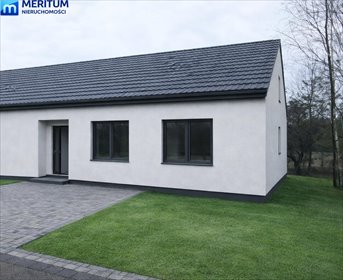 Nowoczesny bliźniak 130m2 z dużą działką w spokojnej okolicy dom Badowo-Dańki