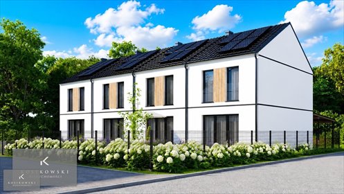 Polecam nowoczesny dom szeregowy 70,44 m² w Namysłowie dom Namysłów, Osiedle Leśne