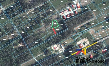 Działka budowlana 1407 m² z warunkami zabudowy działka Słone