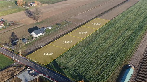 Do sprzedania działka 1157 m² w Czarnowie-Towarzystwie działka Czarnów-Towarzystwo
