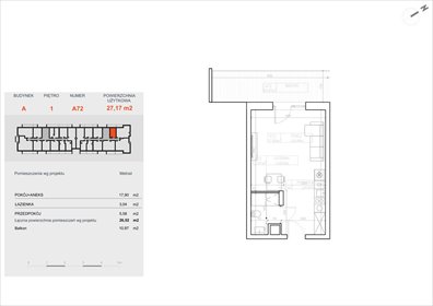 mieszkanie na sprzedaż 27m2 mieszkanie Bydgoszcz, Bielawy, Jana Karola Chodkiewicza