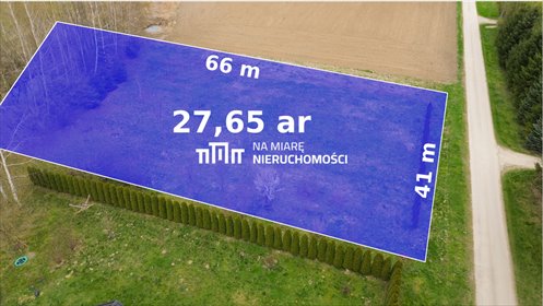 działka na sprzedaż 2765m2 działka Niziny