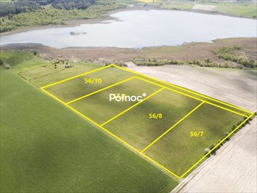 Na sprzedaż działka 38 284 m² z warunkami zabudowy nad jeziorem Skomętno działka Kulesze