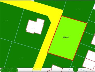 działka na sprzedaż 864m2 działka Mierzyn