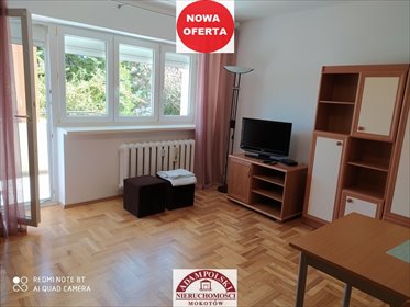 Zapraszam do wynajmu kawalerki 31 m² z widną kuchnią i balkonem mieszkanie Warszawa, Mokotów, Dolny Mokotów, Bartoszka, Kawalerka, zielone otoczenie