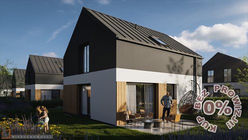 Nowoczesny dom 108m2 z tarasem i ogrodem w Narama dom Narama