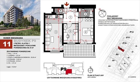 Mieszkanie trzypokojowe na sprzedaż Rzeszów, Lubelska 56m2 Foto 4