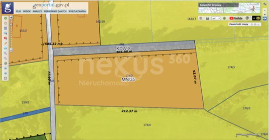 Działka 17 839 m² pod zabudowę mieszkaniową polecam działka Ostrowina
