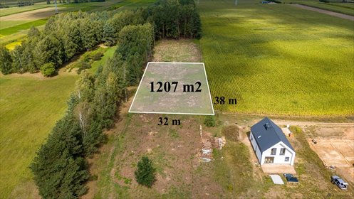 Polecam działkę 1207 m² z WZ w Pomigaczach, spokojna okolica działka Pomigacze