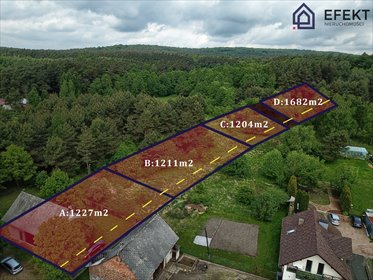 działka na sprzedaż 1211m2 działka Frywałd