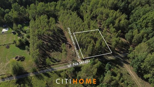 działka na sprzedaż 1448m2 działka Glina, Na skraju