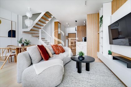 Luksusowy dwupoziomowy apartament 74 m² z balkonem polecam! mieszkanie Warszawa, Żoliborz, Powązkowska