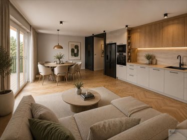 Komfortowe 3-pokojowe mieszkanie z tarasem i alarmem mieszkanie Katowice, Barcelońska
