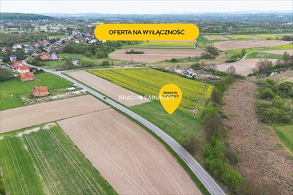 Działka budowlana 3058 m2 w Kłokoczynie, szybki dojazd do Krakowa działka Kłokoczyn