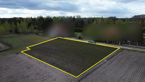 Działka budowlana 1000 m² z mediami, cisza i blisko PKP działka Czarny Las