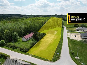 Urokliwa działka z stawem i zielenią, 6100 m2 działka Podlesko