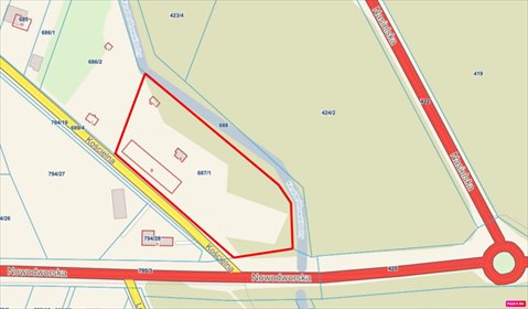 działka na sprzedaż 9775m2 działka Skrzeszew, Kościelna