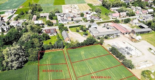działka na sprzedaż 1219m2 działka Borowo