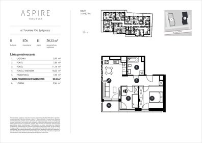 mieszkanie na sprzedaż 52m2 mieszkanie Bydgoszcz, Toruńska