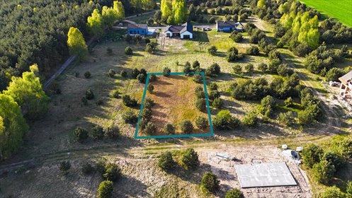 Oaza spokoju pod samym lasem – działka 1463 m² działka Czmoniec