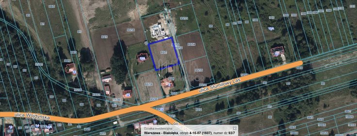 działka na sprzedaż 1500m2 działka Warszawa, Białołęka, Stumilowy Las