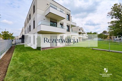 Nowoczesne 52 m² z ogrodem i klimatem Biskupina. mieszkanie Wrocław, Biskupin, Biskupin, Karola Olszewskiego