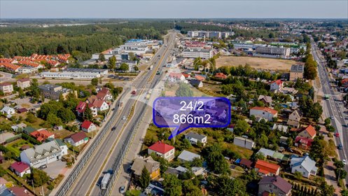 działka na sprzedaż 866m2 działka Białystok, Skorupy, Konstantego Ciołkowskiego