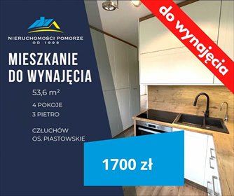 mieszkanie na wynajem 54m2 mieszkanie Człuchów, Piastowskie