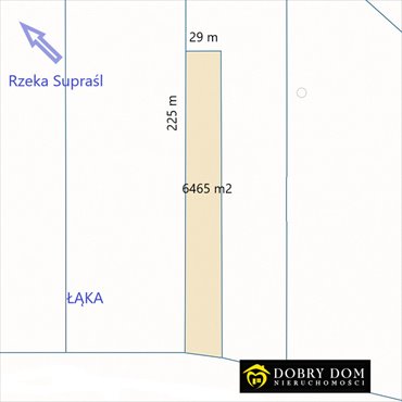 działka na sprzedaż 6465m2 działka Ogrodniczki