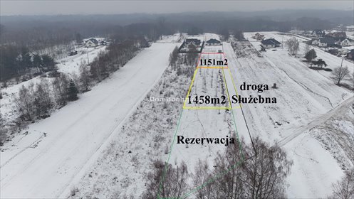 działka na sprzedaż 1151m2 działka Dąbrówka