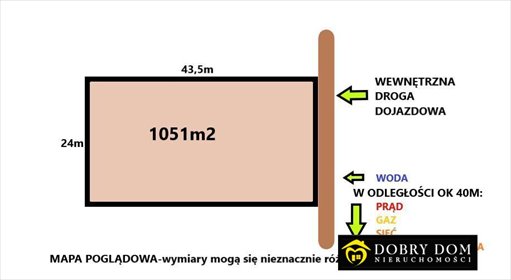 działka na sprzedaż 1051m2 działka Ciechanowiec