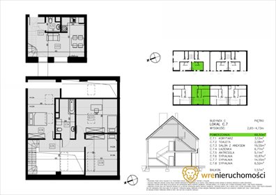 mieszkanie na sprzedaż 69m2 mieszkanie Wrocław, Wojszyce, Pawia