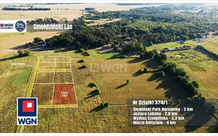 Działka budowlana z widokiem na wydmy, 1500 m², Smołdziński Las działka Smołdziński Las, Smołdziński Las
