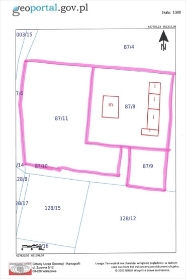 Działka 4 439 m² w Fojutowie - inwestycja lub rekreacja. działka Fojutowo