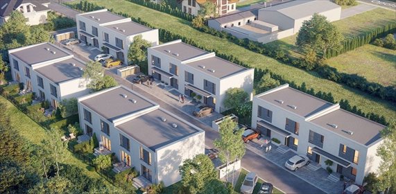 Na sprzedaż nowoczesne domy z ogródkami 74,5 m² w Luboniu dom Luboń