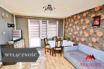 Do sprzedania przestronne 3-pokojowe mieszkanie 56,8 m² w Włocławku mieszkanie Włocławek, Południe