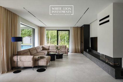 Nowoczesny dom 258 m² z ogrodem - 5 pokoi i garaż dom Sękocin Nowy