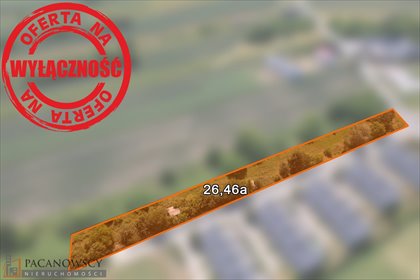 działka na sprzedaż 2646m2 działka Kraków, Prądnik Biały, Witkowice