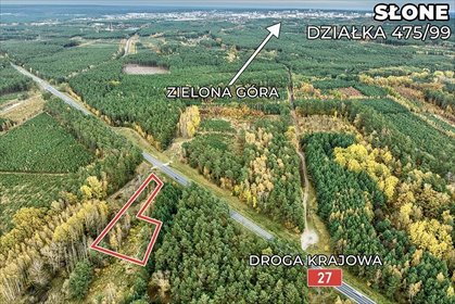 Działka 4062 m² pod usługi i dom z widokiem i dużym potencjałem działka Słone, Słoneczna
